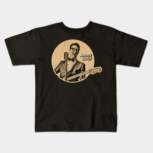 Retro Vintage Buddy Holly Kids T-Shirt